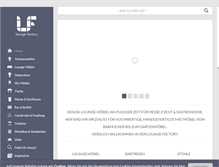 Tablet Screenshot of lounge-factory.de